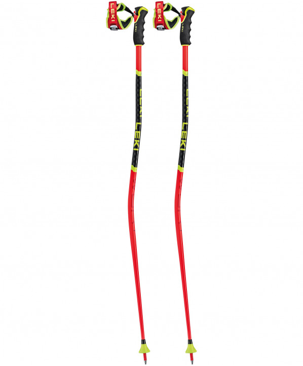 ski shop Paris : Leki WCR GS 3D Racing poles  Gender:Unisex Couleur:Red 