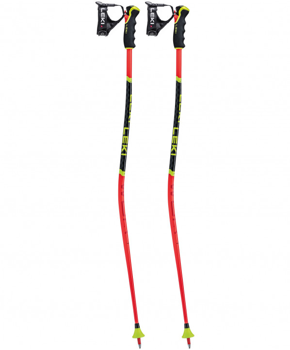 ski shop Paris : Leki WCR Lite GS 3D Racing poles Size:120 Gender:Junior Couleur:Red 