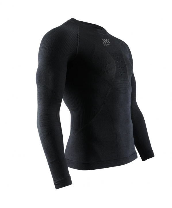 ski shop Paris : X-bionic Merino Men's baselayer top  Gender:Men Couleur:Black 