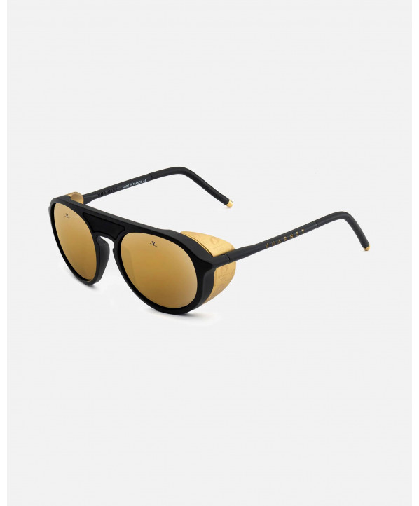 ski shop Paris : Lunettes de Soleil Vuarnet JO2024 VL2024 Size:TU Gender:Unisex Couleur:Black & gold 