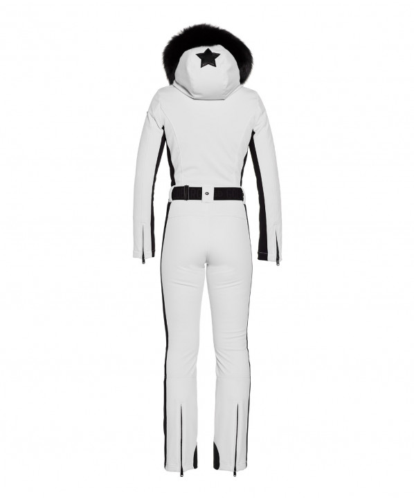 ski shop Paris : Goldbergh PARRY & fur Women's ski jumpsuit faux fur  Gender:Women Couleur:White 