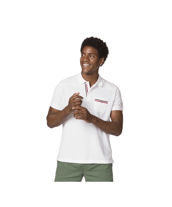 ski shop Paris : Rossignol Marc Men's polo shirt  Gender:Men Couleur:White 