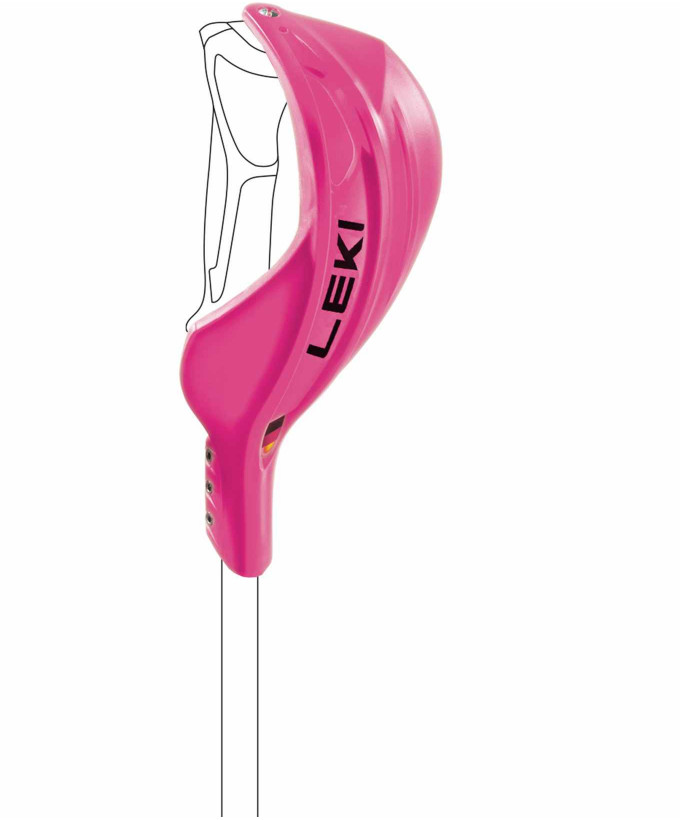 Protection de competition de ski Leki pour mains fermée WCR