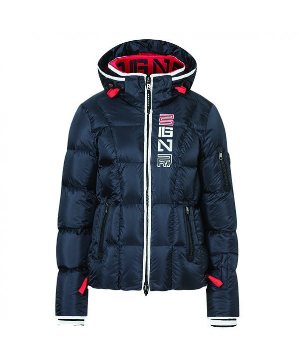 ski shop Paris : Giana women's ski jacket & Fur  Gender:Women Couleur:Navy blue 