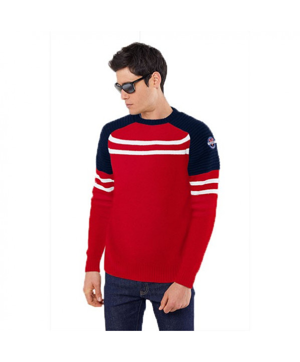 ski shop Paris : Sweatshirt homme Rangbuk  Gender:Men Couleur:Red & blue 