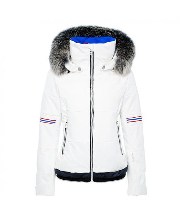 ski shop Paris : Veste de ski femme Antonia Fur  Gender:Women Couleur:White 