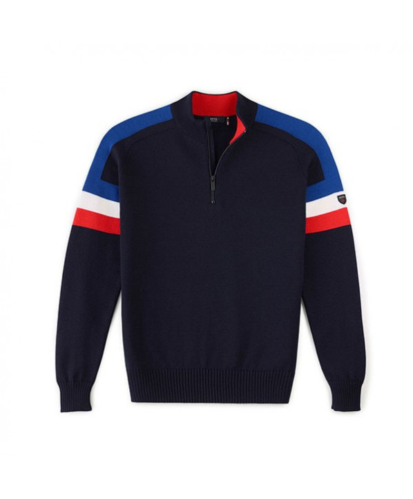 Magasin ski Paris : Pull homme Patrol  Coupe:Homme Couleur:Bleu marine 