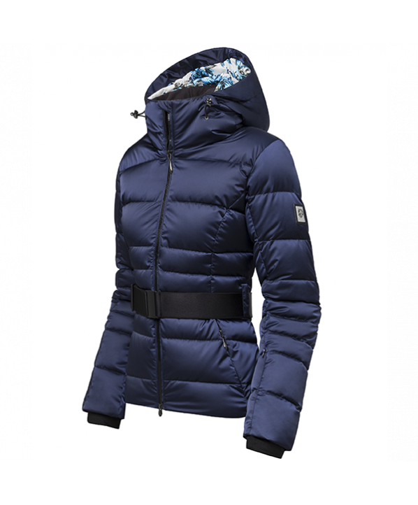 ski shop Paris : Veste de ski femme Misaki & Fourrure  Gender:Women Couleur:Navy blue 